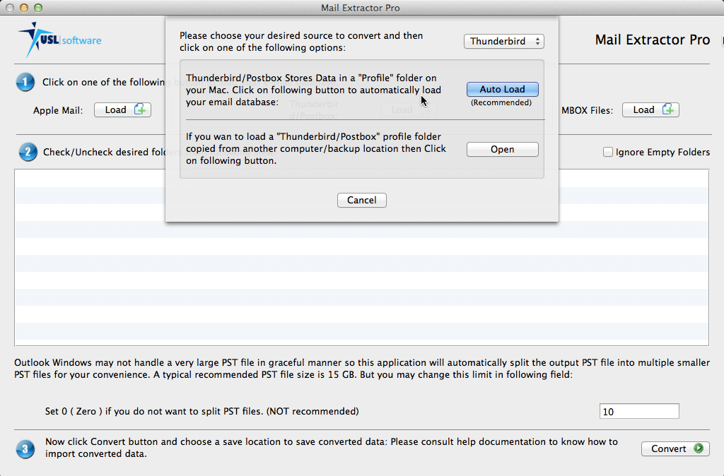 Thunderbird To Outlook Converter Thunderbird To Outlook Converter
