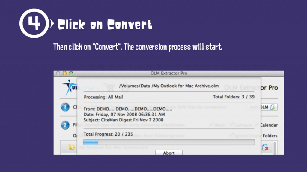 import outlook 2011 into mac mail