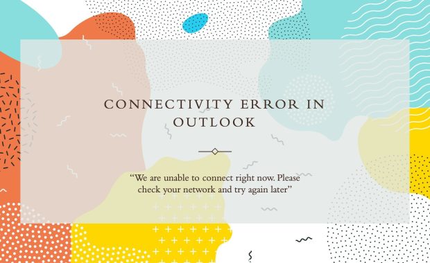 Connectivity error in Outlook