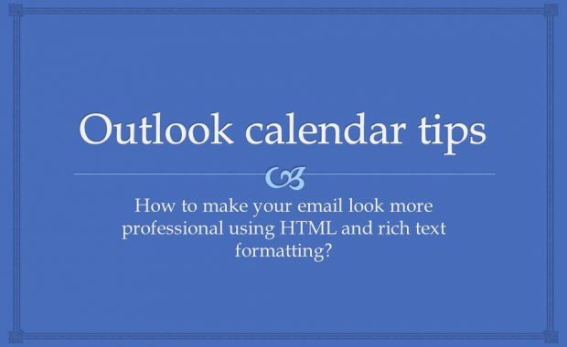 Create Emails in HTML and Rich Text Formatting