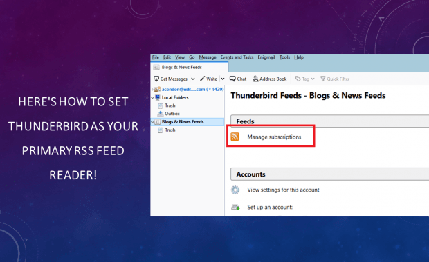 How to Set Thunderbird as Your Primary RSS Feed Reader