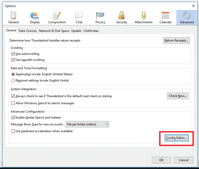 Links in Thunderbird Not Working