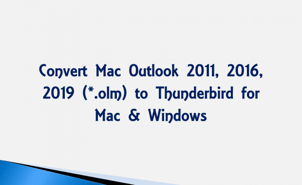 Outlook 2011 to Thunderbird