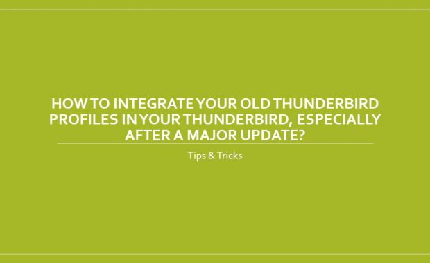 Thunderbird profiles