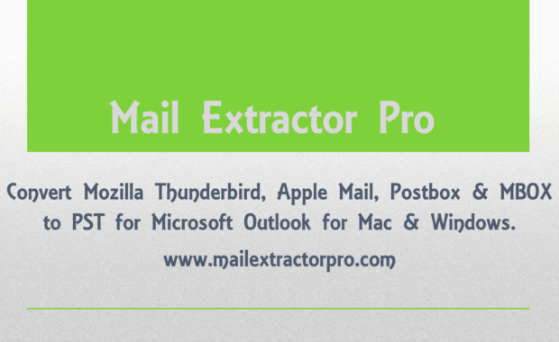 Thunderbird to Outlook Export