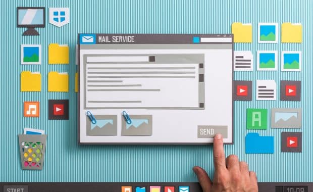 attach file to an email in outlook