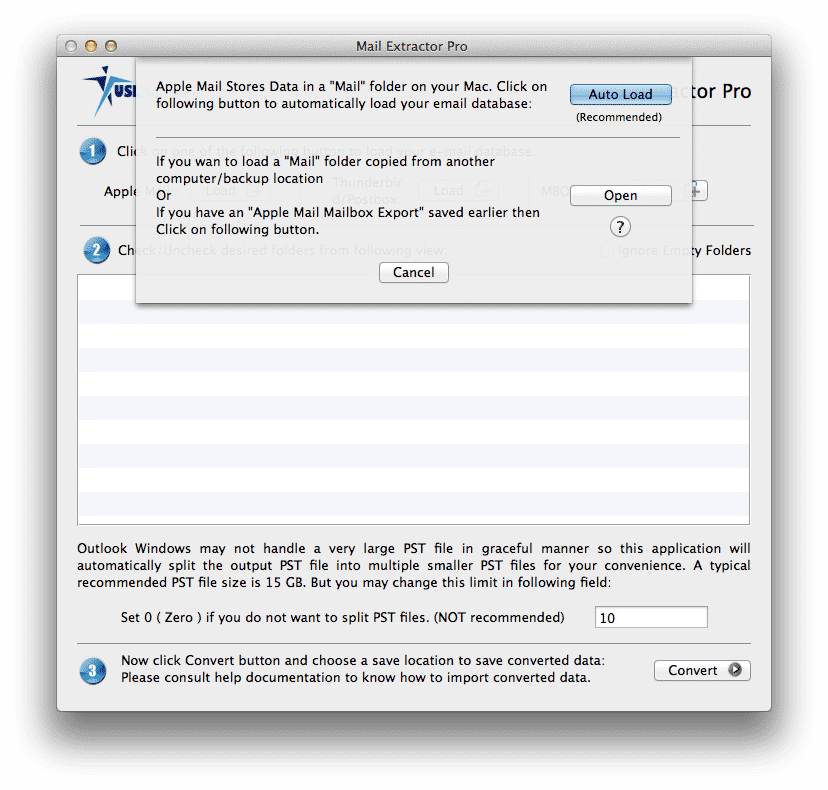 convert apple mail to pst