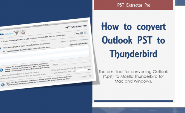 convert outlook pst to thunderbird