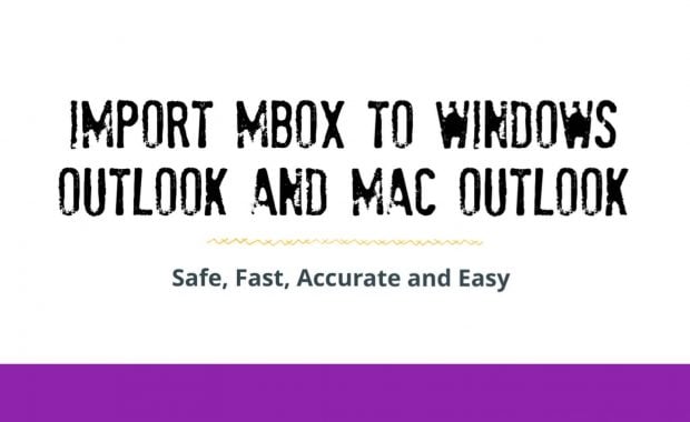 import mbox to Mac outlook