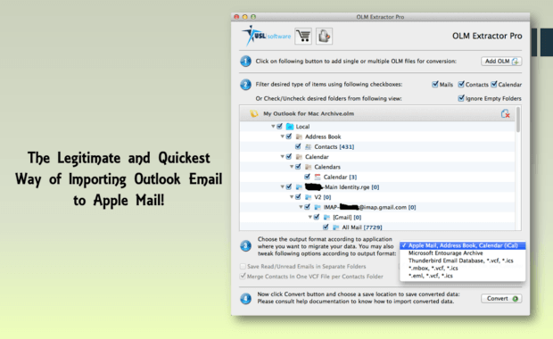 importing outlook email to apple mail