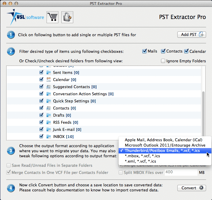 outlook to thunderbird converter